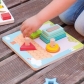 Andreu toys Цветна къща - Низанка-пъзел с геометрични форми Продукт Andreu toys Цветна къща - Низанка-пъзел с геометрични форми - 2 - BG Hlapeta